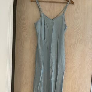Long Flowy Blue Dress